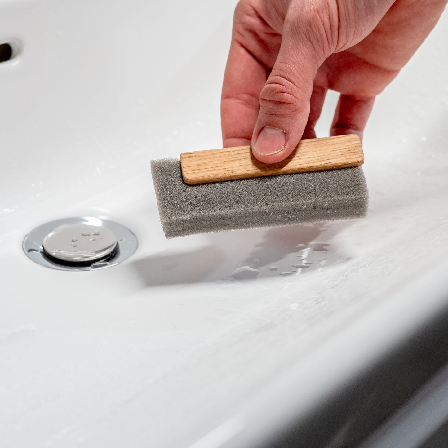 Premium Holz Waschbecken Schwamm