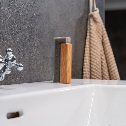 Premium Holz Waschbecken Schwamm