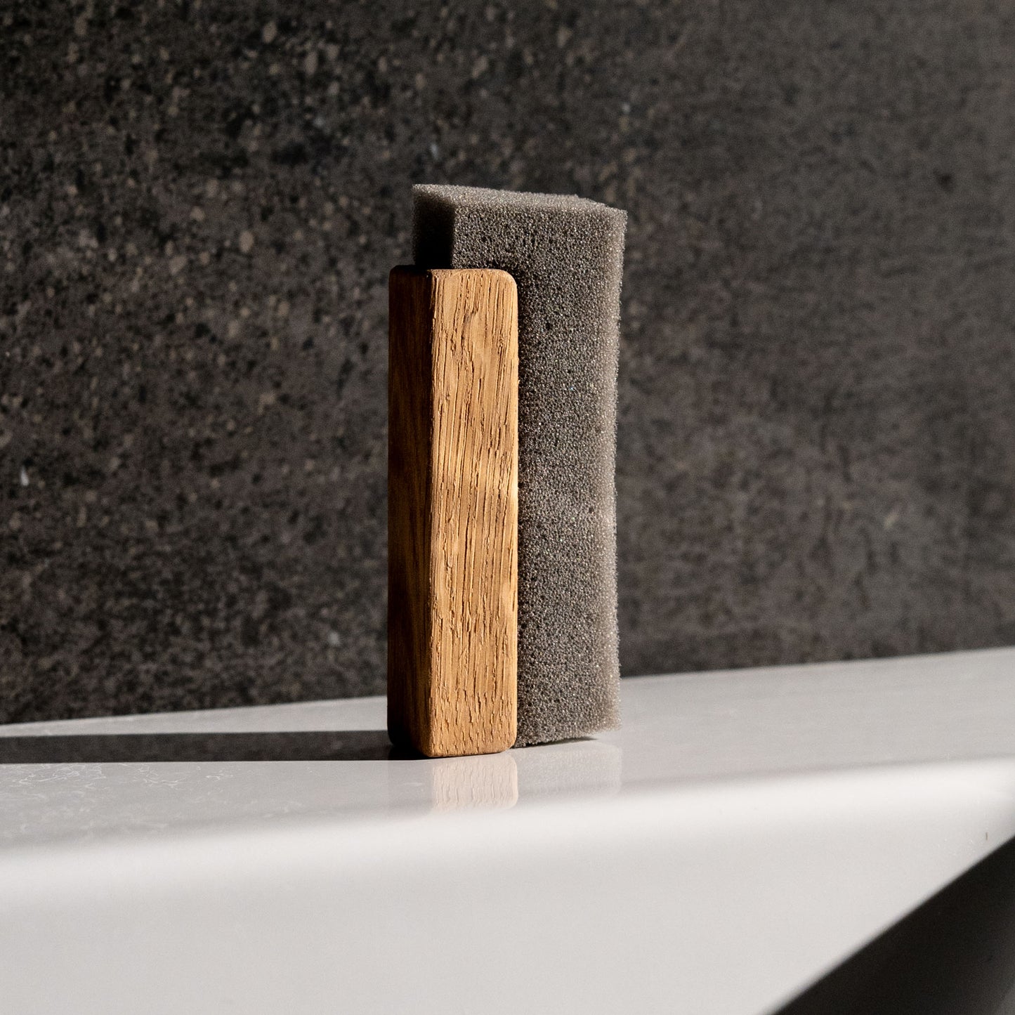 Premium Holz Waschbecken Schwamm