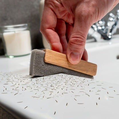 Premium Holz Waschbecken Schwamm